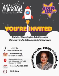 Mission CISD District Parent Meeting 